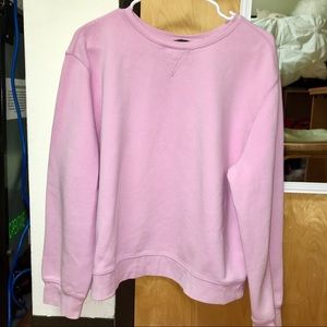 Light Pink Crew Neck Sweatshirt